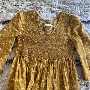 Christy Dawn Yellow Floral Dress